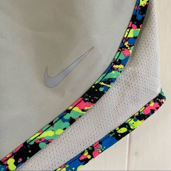 Nike Dri-Fit Neon Trim Running Shorts - Picture 2 of 4